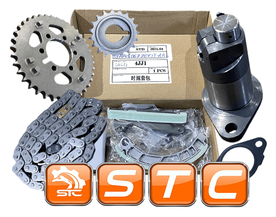 Ремкомплект цепи газораспределения (ГРМ) Original (8979450670KIT-ABL) для двигателя Isuzu 4JJ1, колесных и гусеничных экскаваторов Hitachi ZX110-3, ZX180LC-3, ZX140W-3