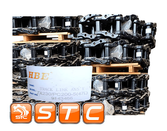 HITACHI Цепь гусеничная 48 звеньев Aftermarket (9167840-HBE) для экскаваторов Hitachi ZX270-3, ZX280-5G, ZX330, ZX330-3, ZX330-3G, ZX330-5G, Komatsu PC300-6, PC300-7, PC300-8